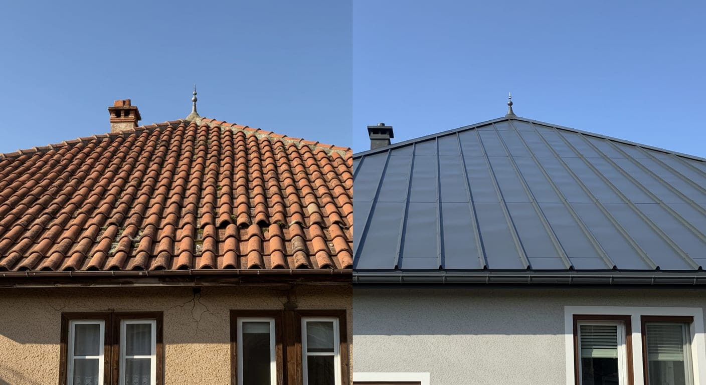 Kenet çatı mı kiremit mi — Ankara konutunda alüminyum standing seam kenet ve geleneksel kiremit çatı karşılaştırması